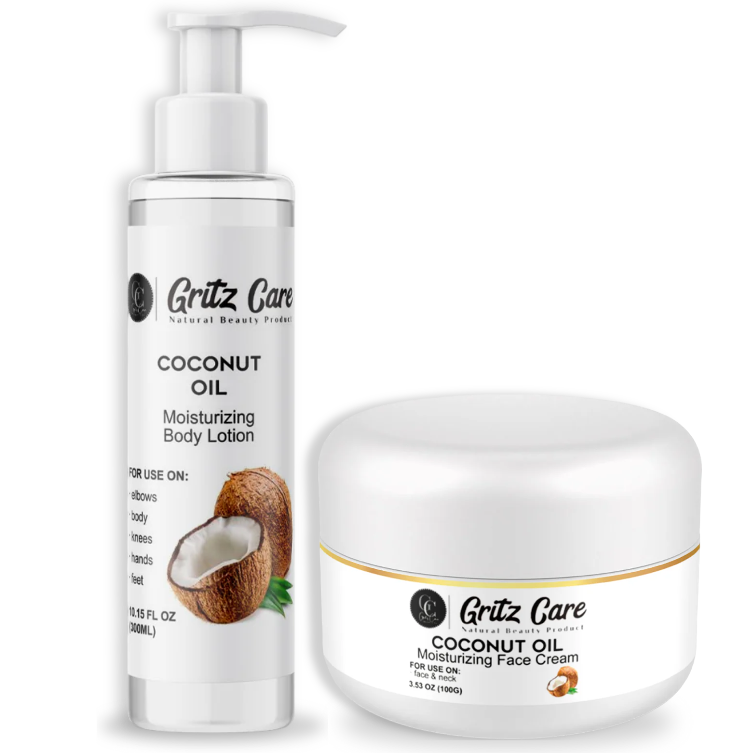 Gritz Care Moisturizing Face Cream and Body Lotion Combo