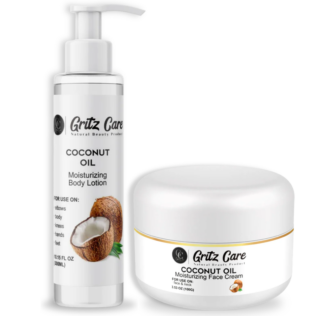 Gritz Care Moisturizing Face Cream and Body Lotion Combo