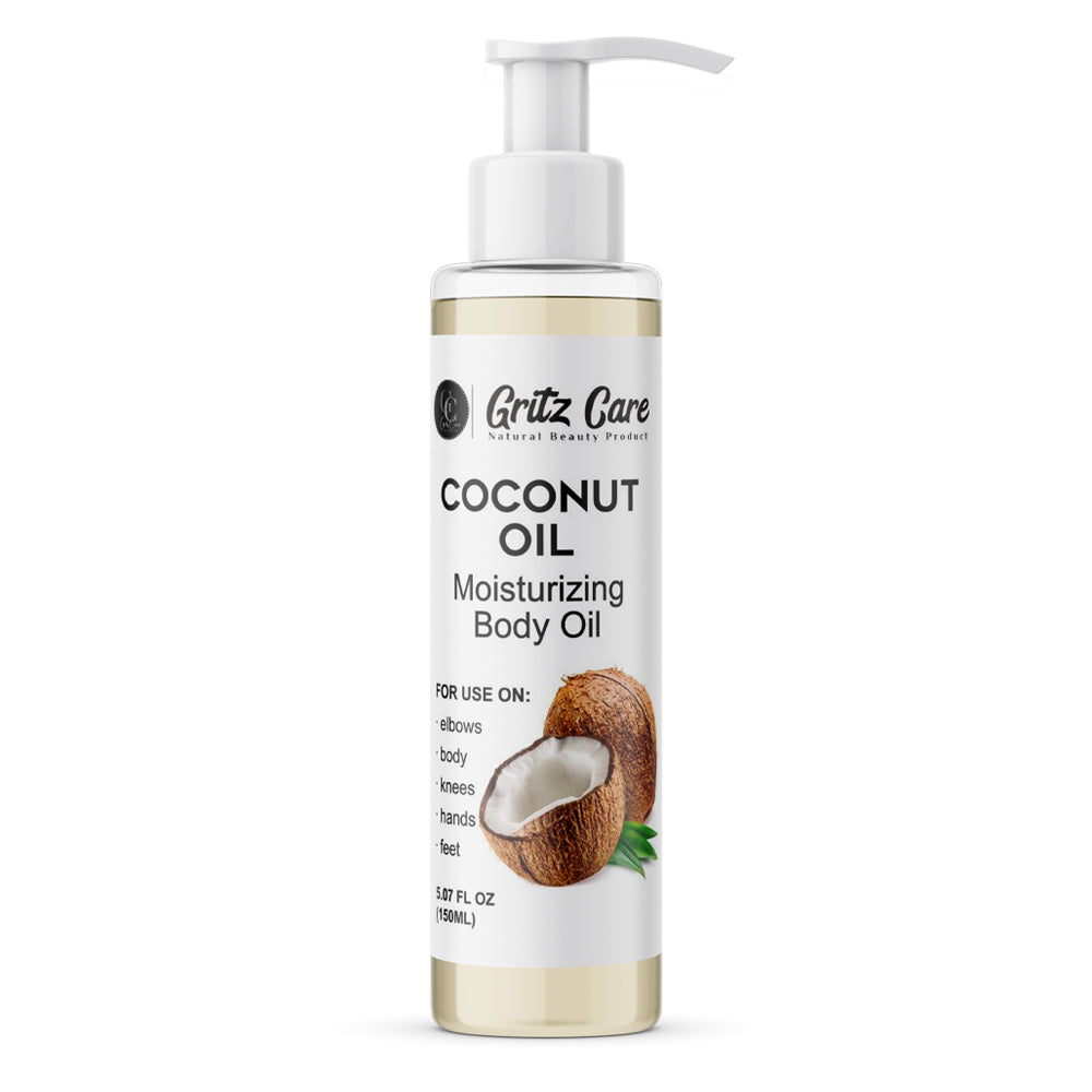 Gritz Coconut Oil Moisturizing Body oil | 150 ml