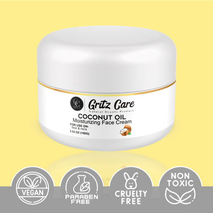 Gritz Coconut Oil Moisturizing Face Cream | 100 gm