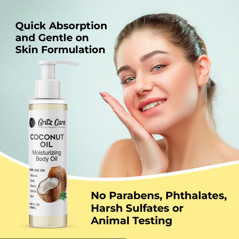 Gritz Care Moisturizing Serum - Body Oil Combo