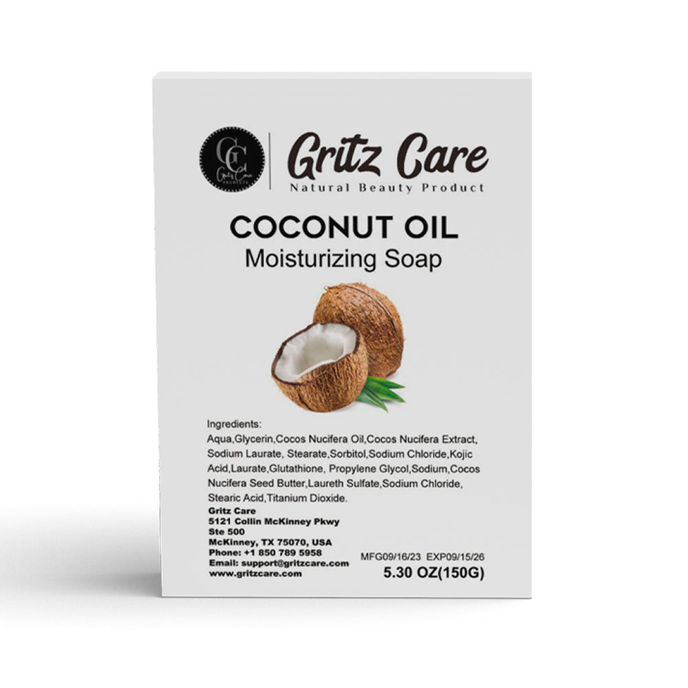 Gritz Coconut Oil Moisturizing Soap | 150 gm